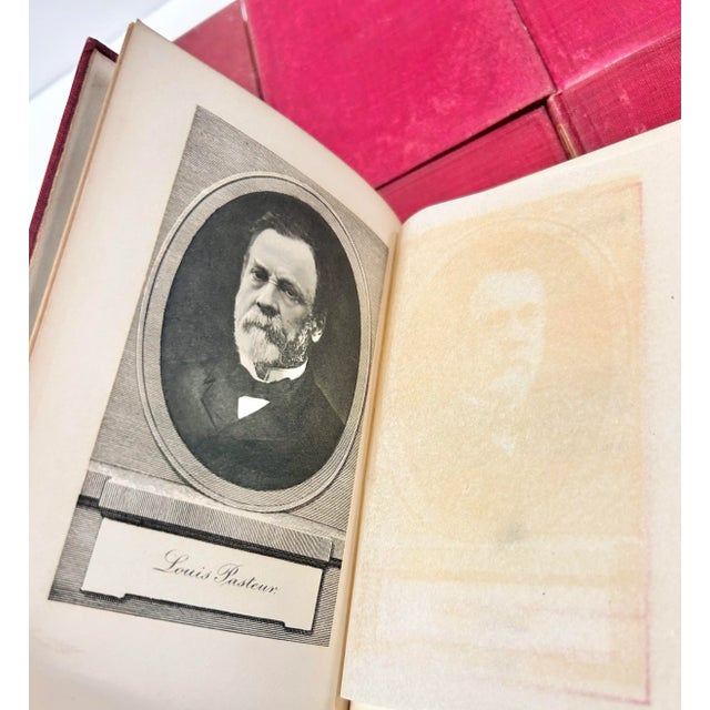 Antique 1902 “Little Masterpieces of Science” Books – Bordeaux Cloth & Gilt Decorative Library Set (7 Volumes) For Sale In Louisville - Image 6 of 12