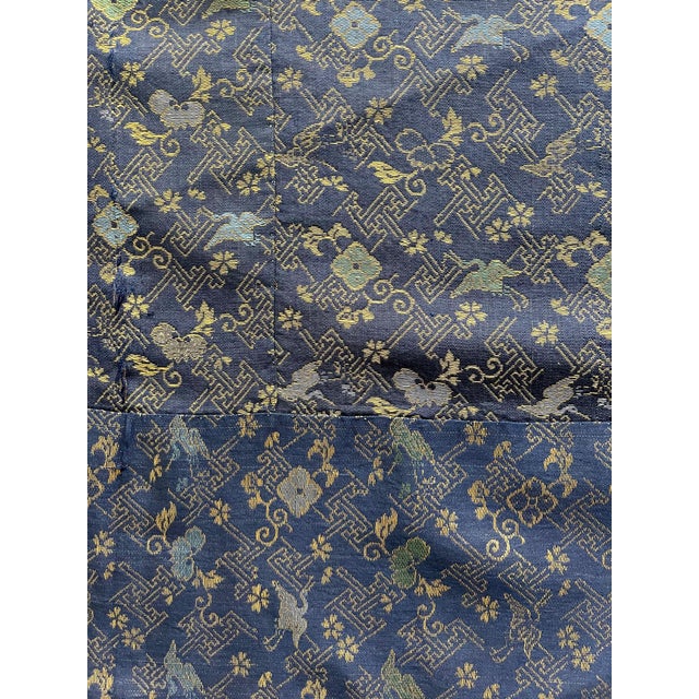 Japanese Monastery Robe Patchwork Kesa with inscription Edo Period For Sale - Image 10 of 14