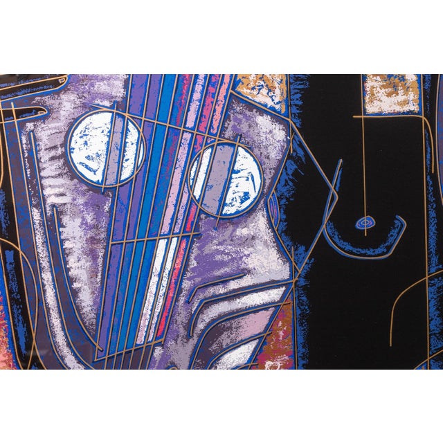 Adrian Wong Shue - Heart Songs, 1990 Signed Serigraph Contemporary Figurative For Sale In Detroit - Image 6 of 8