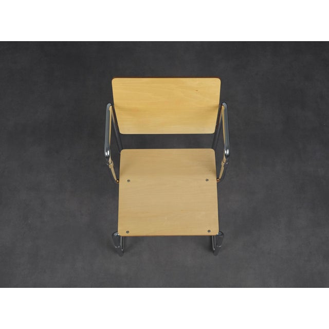 Metal Limited Edition 129/150 Hopmi Chair by Gerrit Rietveld, Netherlands, 2013 For Sale - Image 7 of 14