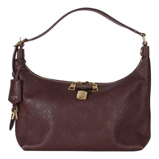 Burgundy Empreinte Monogram Sac Sport NM For Sale