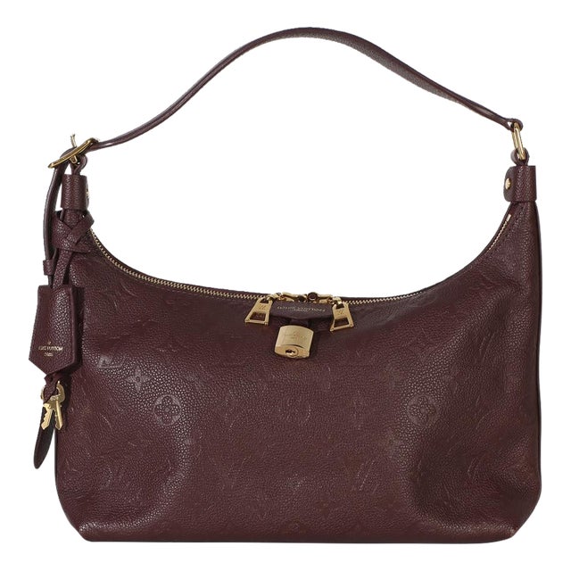 Burgundy Empreinte Monogram Sac Sport NM For Sale