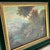 Late 20th Century 19th Century Style European Landscape Oil Painting, Giltwood & Green Velvet Frame For Sale - Image 5 of 7