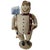 Off-white Vintage Large-Scale Primitive Folk Art Snowman Figurines by Cody Foster - Set of 3 For Sale - Image 8 of 18