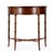 Spritely Home Accent Furniture Skilling 31 in. W Specialty Demilune Shape Wood 1 Drawer Console Table, Olive Ash For Sale - Image 4 of 9