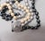 Vintage 1980s Signed Les Bernard 3-Strand Faux-Pearl Necklace For Sale - Image 9 of 11