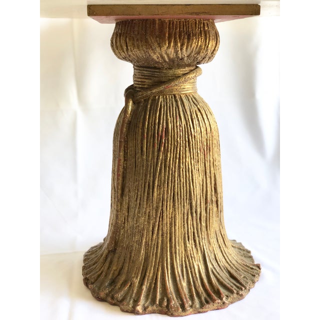 1970's Hollywood Regency Side Table For Sale - Image 4 of 6