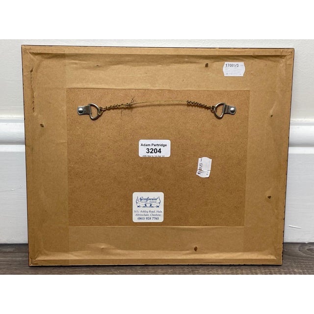 Drawing/Sketching Materials Signed Michael Lyne “American Foxhounds” Framed Drawing, c.1950 – Pencil and Chalk British Sporting Art For Sale - Image 7 of 12