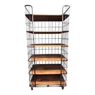 Restoration Hardware Circa 1900s Bakers Rack For Sale