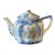 1990s 1970s Glazed Ceramic Floral Teapot For Sale