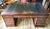 19th C English Executive Mahogany & Gold Tooled Leather Top Partners Desk For Sale In New York - Image 6 of 13
