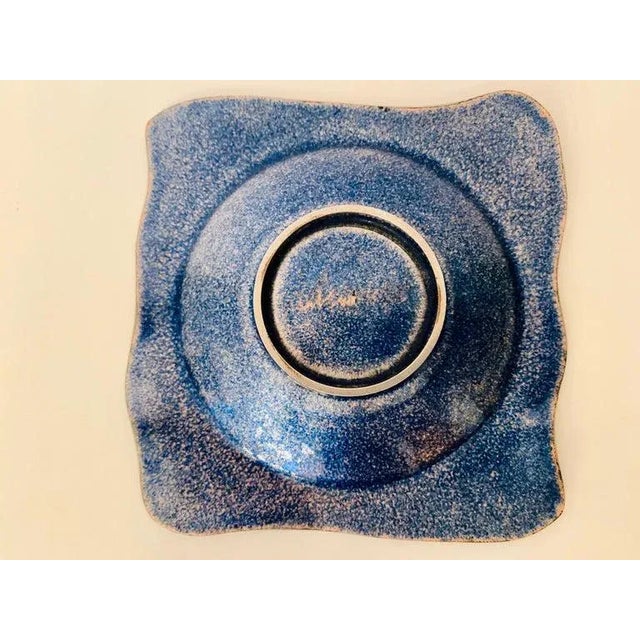 Del Campo 1960s Italian Mid Century Enamel Bowl Tray For Sale - Image 9 of 13