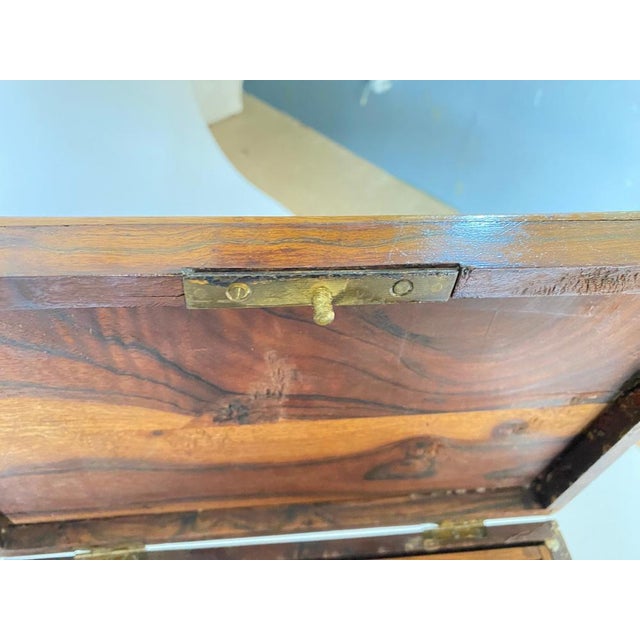 Large 19th Century Jewelry Box in Wood, England For Sale - Image 9 of 14