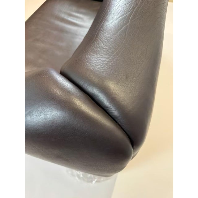 DS-47 2-Seater Sofa in Dark Brown Neck Leather from de Sede, 1970s For Sale - Image 6 of 10