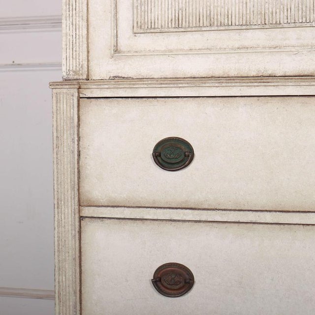 Vintage Scandinavian Linen Cupboard For Sale - Image 5 of 12