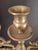 Large Antique 19th C. Eastern European Brass 7-Branch Temple Menorah 21.5" For Sale - Image 11 of 17