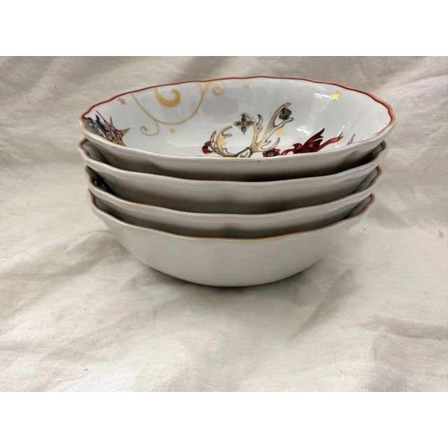 Twas the Night Before Christmas by Williams-Sonoma bowls. Perfect for the holidays and I have the matching salad plates in...