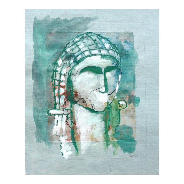 Contemporary "Pre Historic Venus Brassem De Pouy" Drawing For Sale