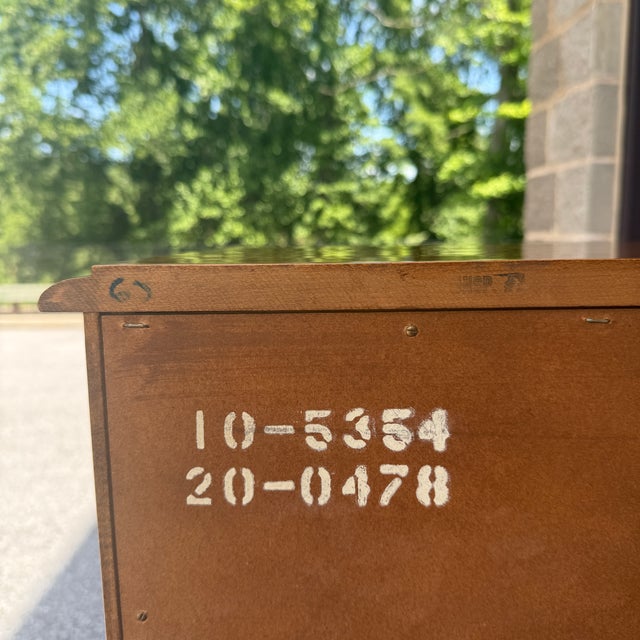 1970s Ethan Allen Heirloom Collection Traditional Solid Maple 7 Drawer Lingerie Chest (10-5354 Nutmeg) For Sale - Image 9 of 11