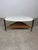 1960s Vintage Italian Coffee Table in Granite and Rattan, 1960s For Sale - Image 5 of 14