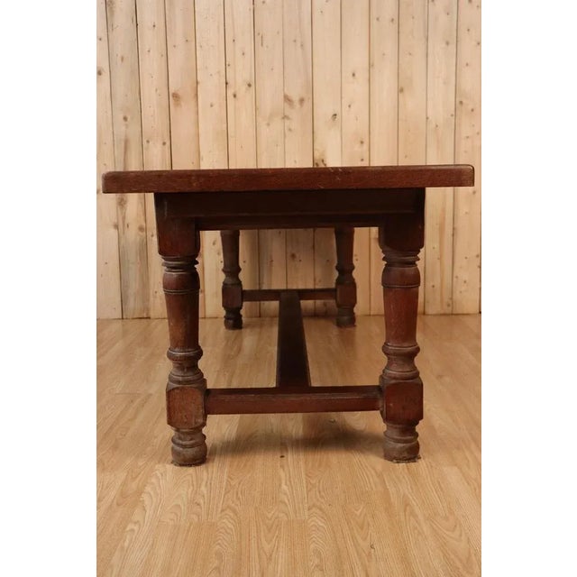 Brown Large Dining Table, 1959 For Sale - Image 8 of 9