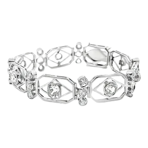 Art Deco Diamond Platinum Bracelet