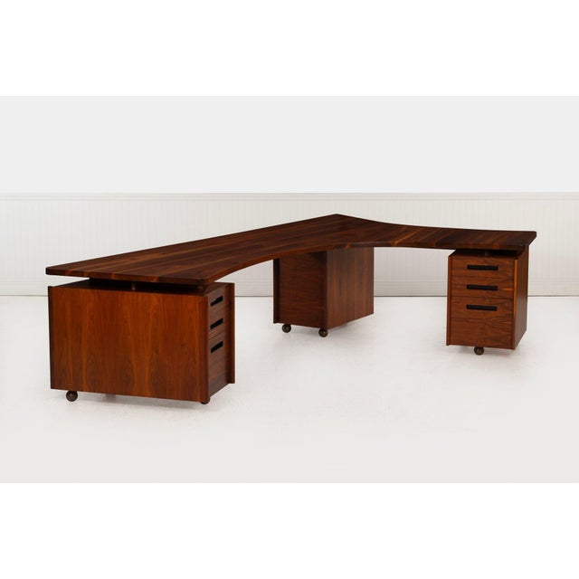Vladimir Kagan Personal Custom Partner’s Desk, Kagan-Dreyfuss, New York 1950 For Sale - Image 11 of 18