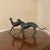 1960s Standing Bronze Whippets Sculpture ~ a Pair For Sale - Image 5 of 10
