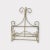Vintage Italian Hollywood Regency Gilt Rope Wall Shelf With Glass Shelf & Towel Bar For Sale - Image 9 of 9