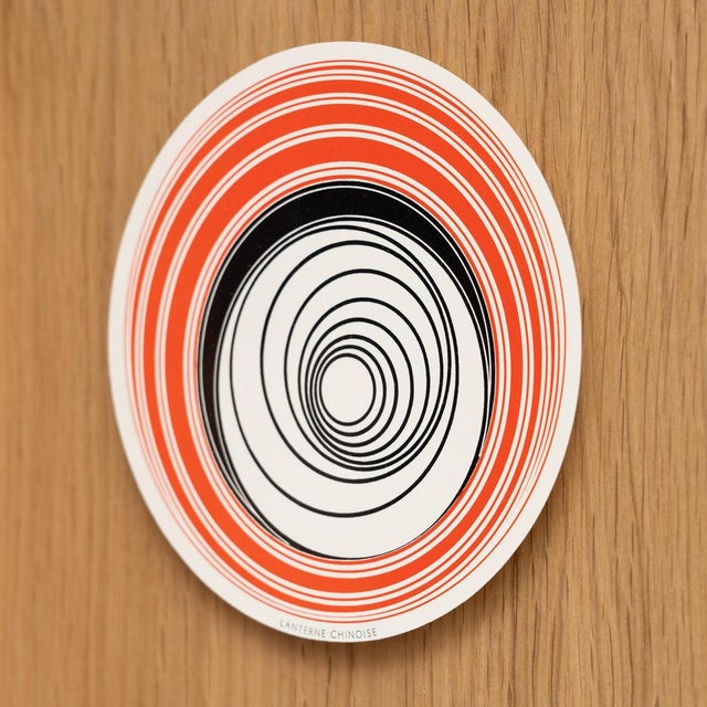 Wood Marcel Duchamp, Lanterne Chinoise Rotorelief from Konig Series 133, 1987, Wood For Sale - Image 7 of 15