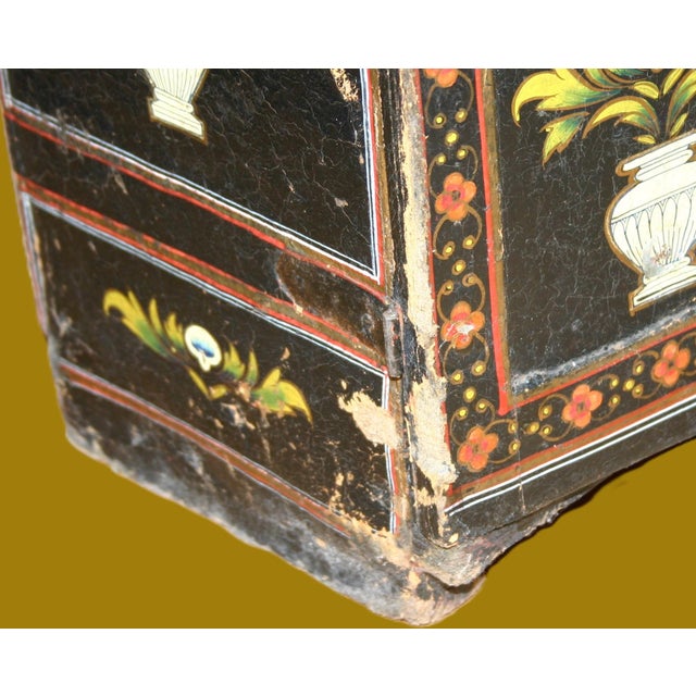 Antique Papier Mache Spice Cabinet For Sale - Image 6 of 15