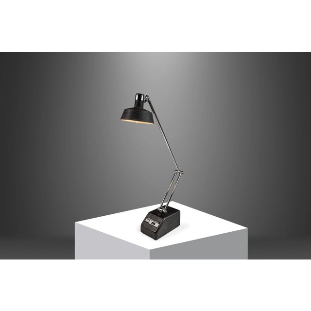 Tensor adjustable desk or table lamp with perfect 1970's styling is small in size but great for tight space for its small...