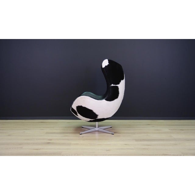 Vintage Danish Egg Chair by Arne Jacobsen for Fritz Hansen, 1980s For Sale - Image 12 of 18