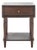 Siobhan Accent Table with Storage Drawer in Walnut For Sale