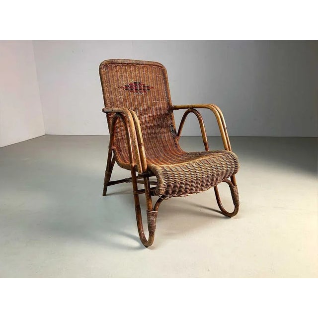 Rattan Lounge Chair by Erich Dieckmann, 1930s For Sale - Image 10 of 13
