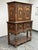 Traditional Empire Manufacturing Company Tudor Revival Walnut Highboard Cabinet, Circa 1920's For Sale - Image 3 of 12