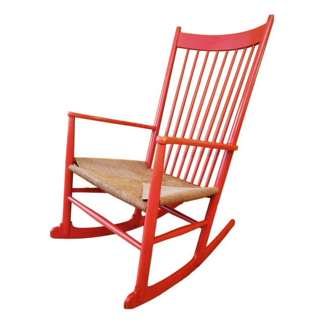 J 16 Rocking Chair by Hans J. Wegner for FDB, 1962 For Sale