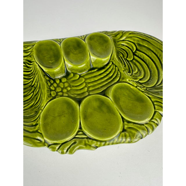 Vintage Majolica Serving Dish from Artigianato Bassanese, 1970s For Sale - Image 4 of 7