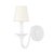 Mark D. Sikes 1 Light Windsor Wall Sconce, White Plaster For Sale In New York - Image 6 of 6