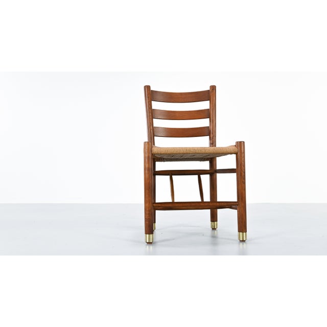 Danish Church Chairs in Oak by Viggo Hardie-Fischer for Sorø Møbelfabrik. 1950s, Set of 6 For Sale - Image 10 of 18