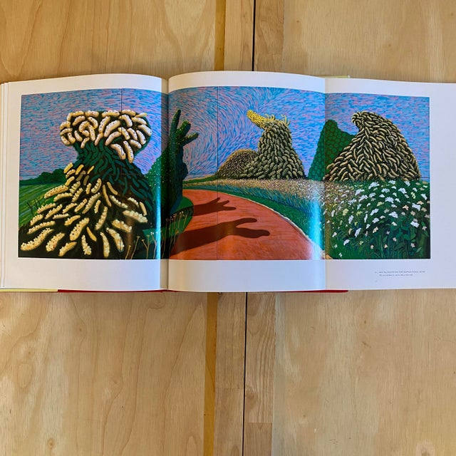 "David HockneyA Bigger Exhibition" Large Hardcover Pop Art Book Chairish