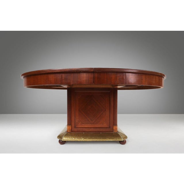 Art Deco Dining Table attributed to De Coene, 1930s For Sale - Image 4 of 14