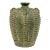 Large Primitive Antique Chinese Emerald Green Elephant Vase For Sale