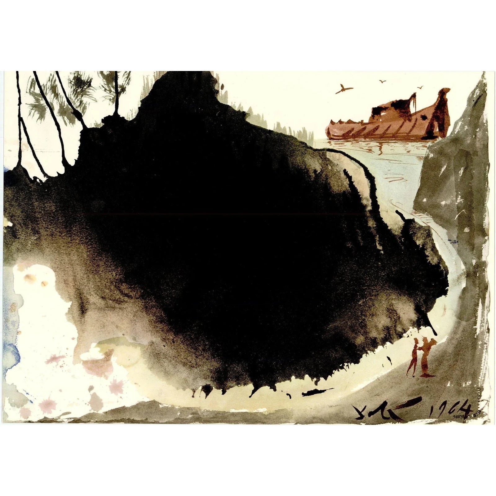 Salvador Dalí­, Composition (Michler/Löpsinger 1600; Field 69-3 ...