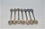 Spoons with Cities of Portugal, Set of 7, in Good conditions. Designed 1920 to 1949