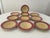 Postmodern 1980s Post Modern "Mallorca" Jade Raspberry Plates by Ann Mallory- Set of 10 For Sale - Image 3 of 7