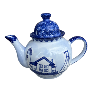 Vintage Ceramic Tea Pot Nantucket