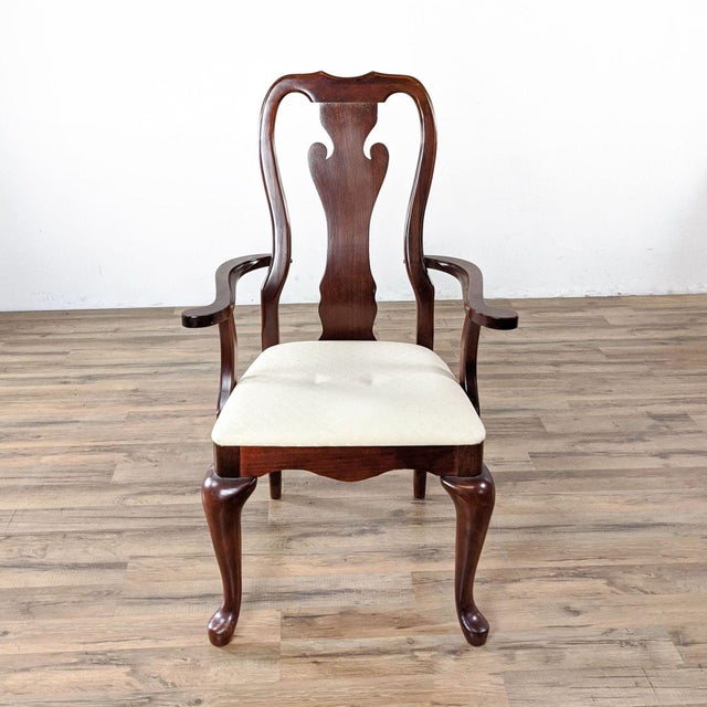 Thomasville Queen Anne Style Dining Chairs Set of 6 Chairish