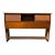 Mid-Century Mainline by Hooker Walnut & Cane Bookcase Headboard, 1957 For Sale