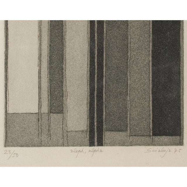 Modern 1970s Toti Scialoja Abstract Signed Numbered and Dated Artwork For Sale - Image 3 of 7